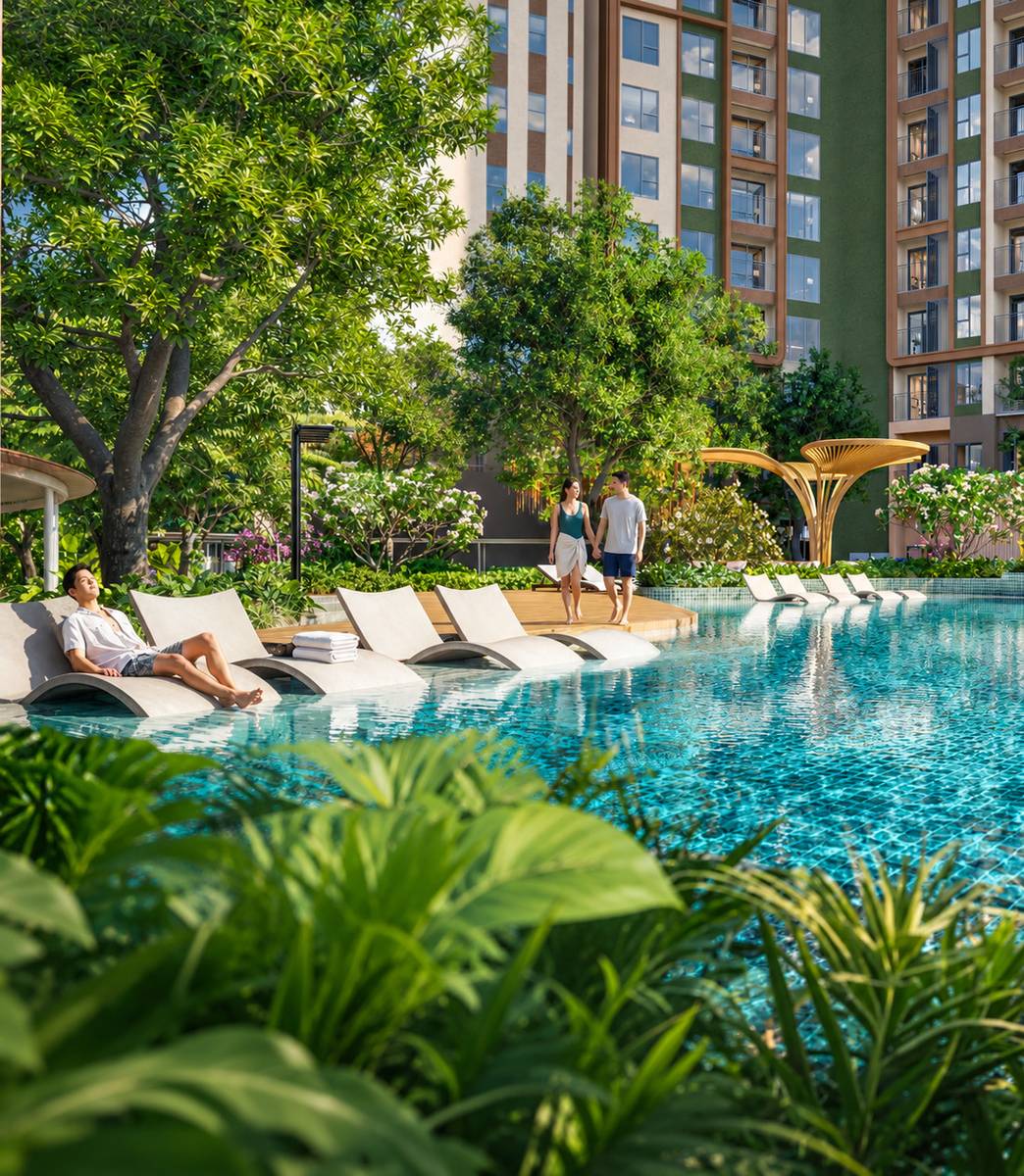 Phối cảnh khu tiện ích Norton Park
